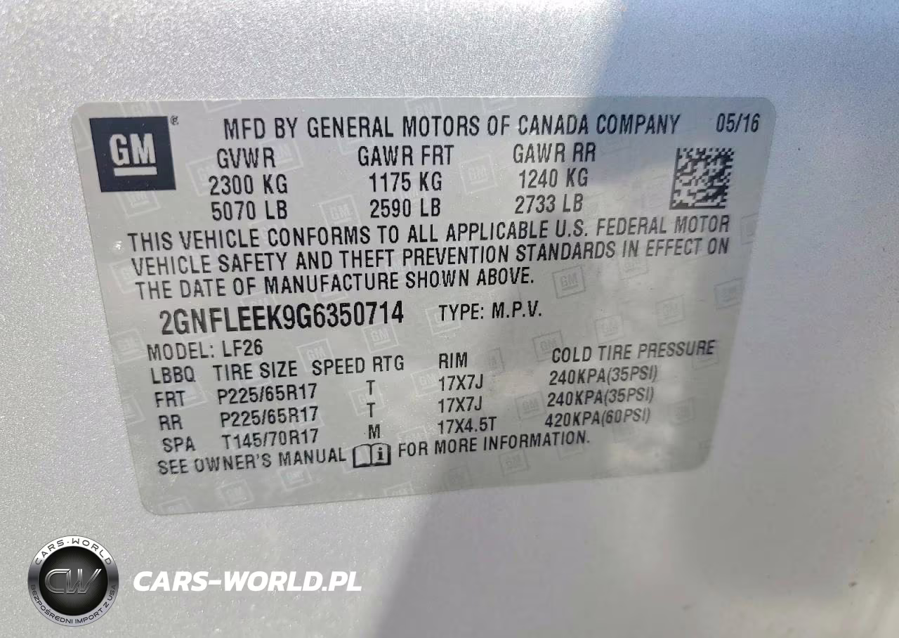 2016 CHEVROLET EQUINOX LS VIN:2GNFLEEK9G6350714 - 13