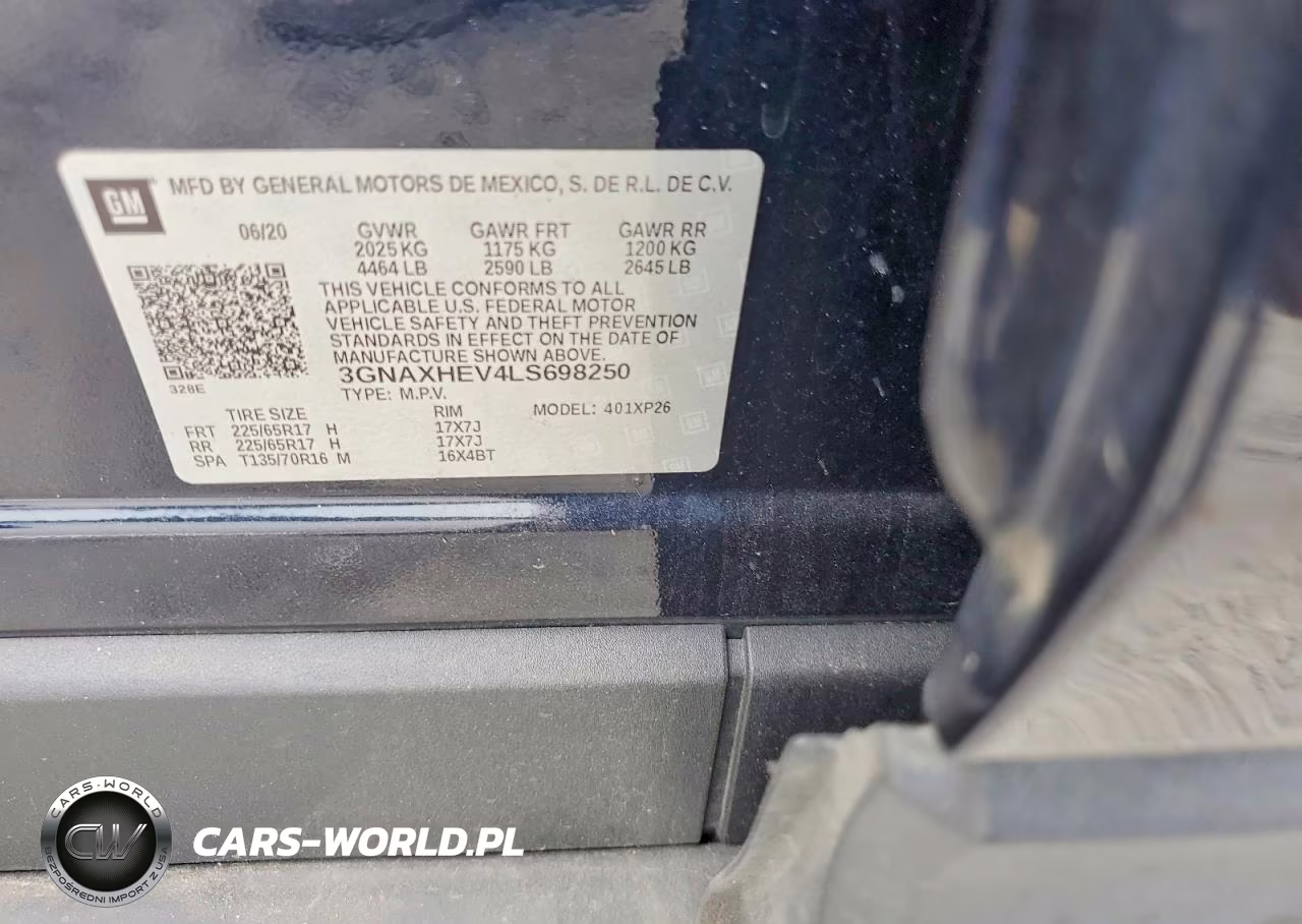 2020 Chevrolet Equinox Ls VIN:3GNAXHEV4LS698250 - 13