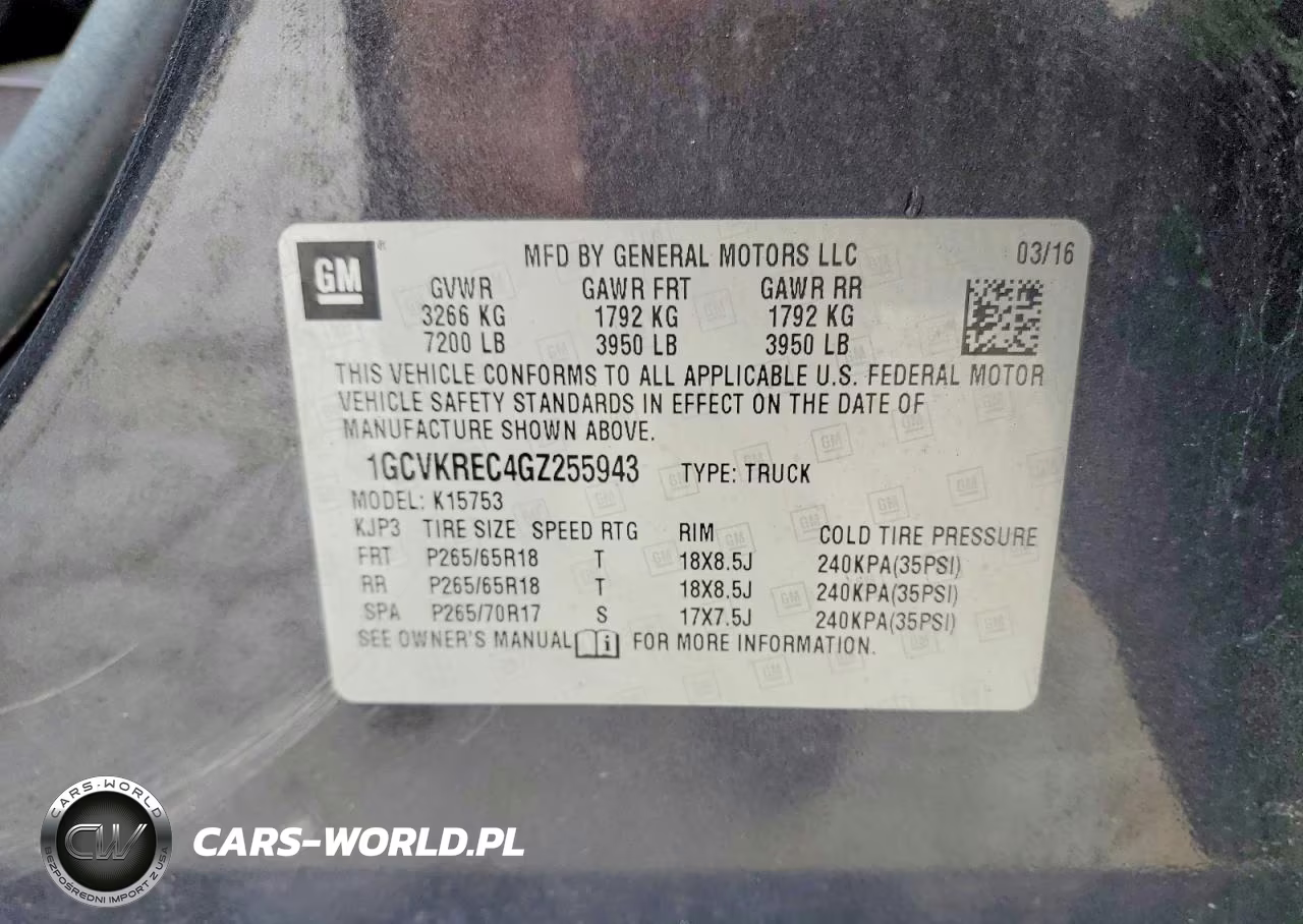 2016 Chevrolet Silverado K1500 Lt VIN:1GCVKREC4GZ255943 - 12
