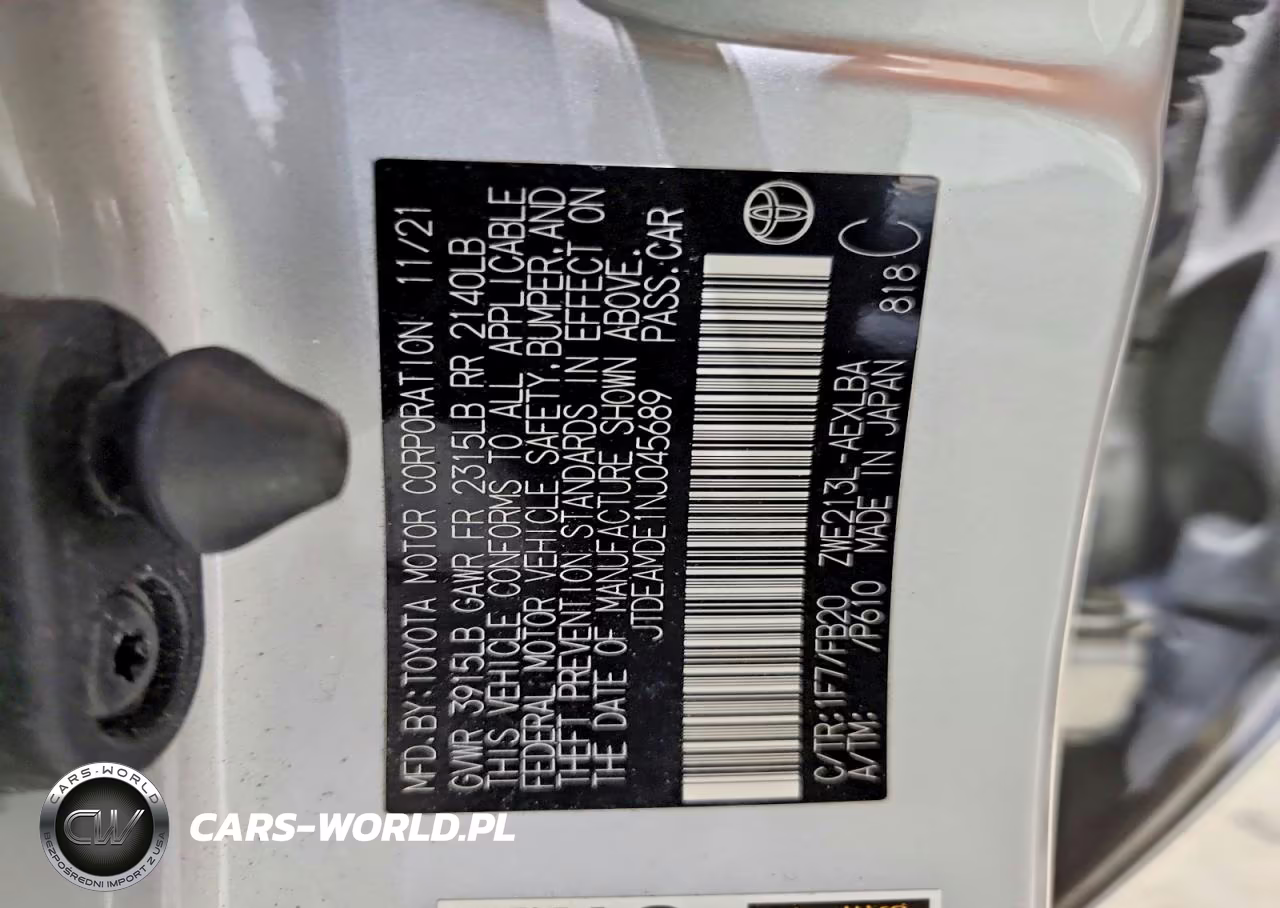 2022 Toyota Corolla Le VIN:JTDEAMDE1NJ045689 - 12