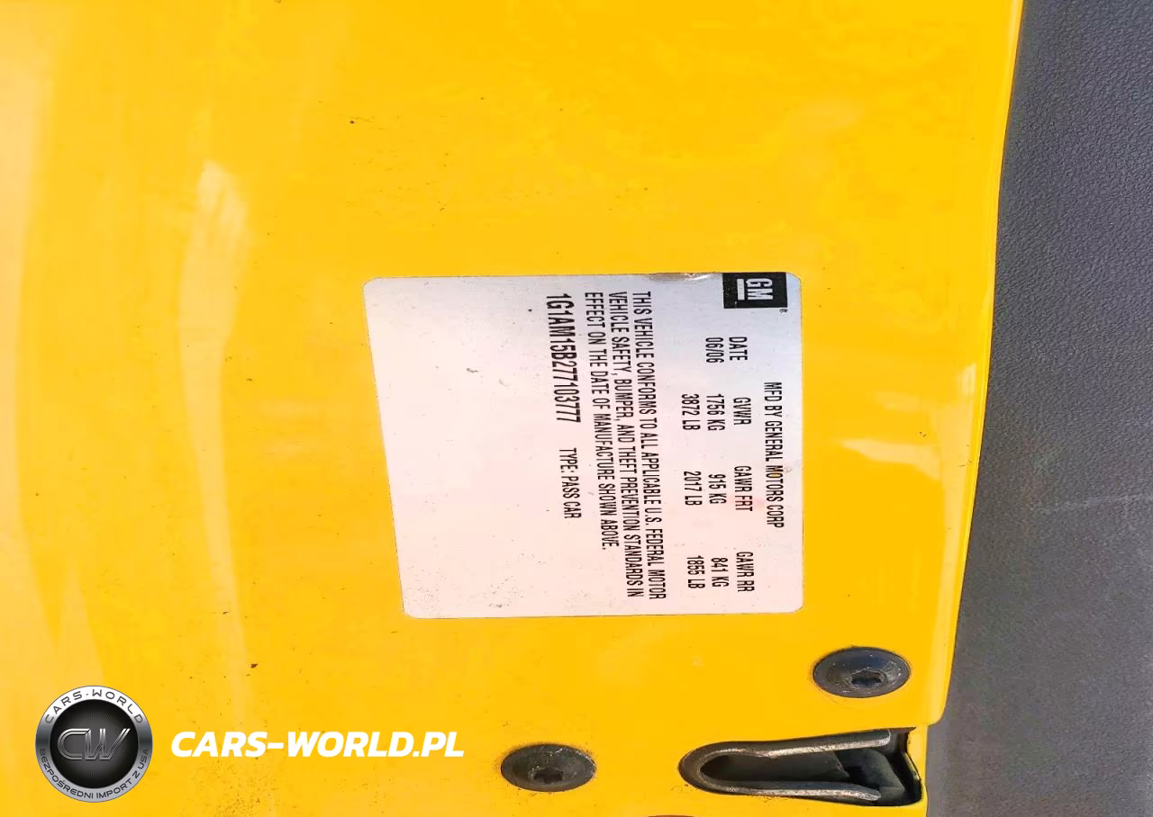 2007 Chevrolet Cobalt Ss VIN:1G1AM15B277103777 - 12