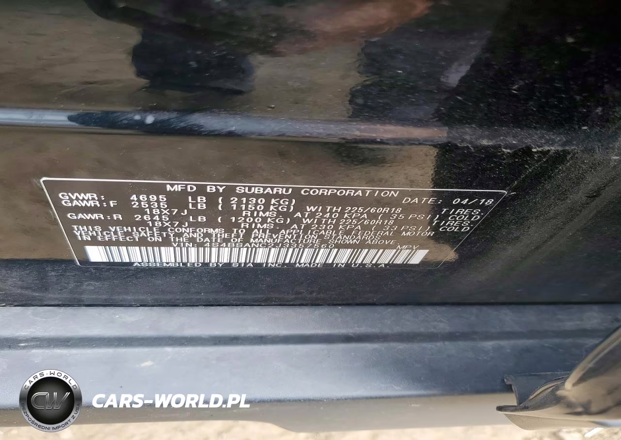 2018 Subaru Outback 2.5I Limited VIN:4S4BSANC2J3357560 - 13