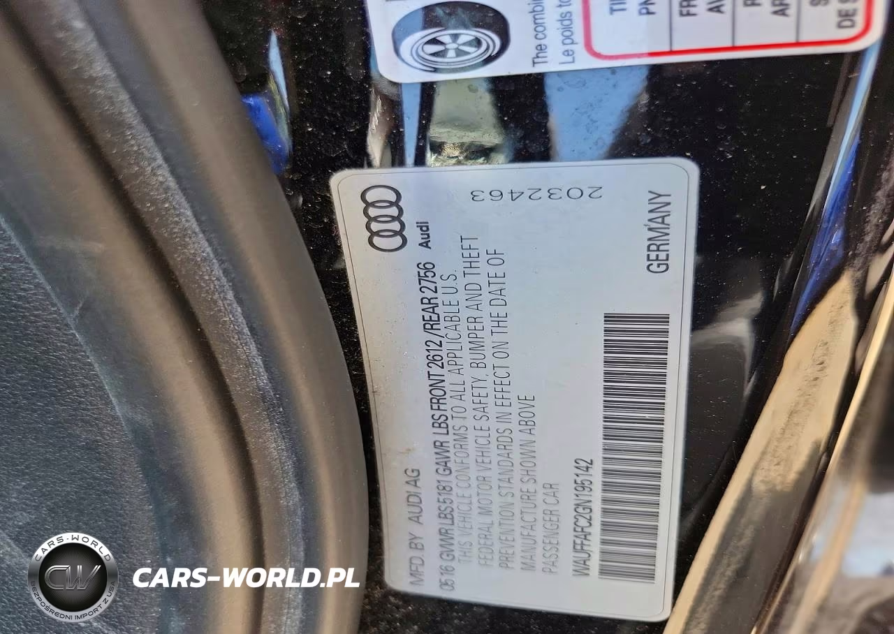 2016 Audi A6 Premium VIN:WAUFFAFC2GN195142 - 12