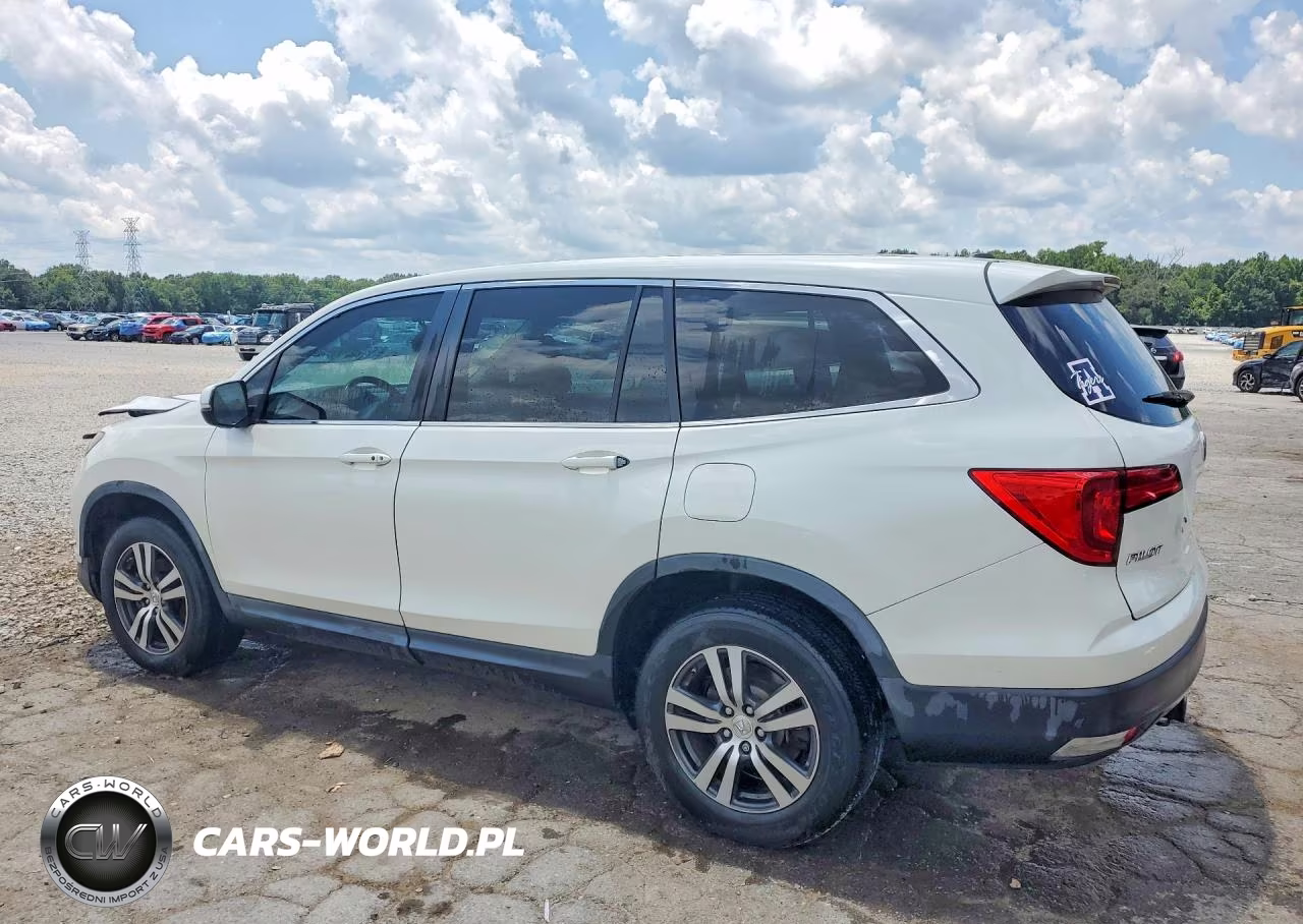 2017 Honda Pilot Exl VIN:5FNYF5H53HB016950 - 2