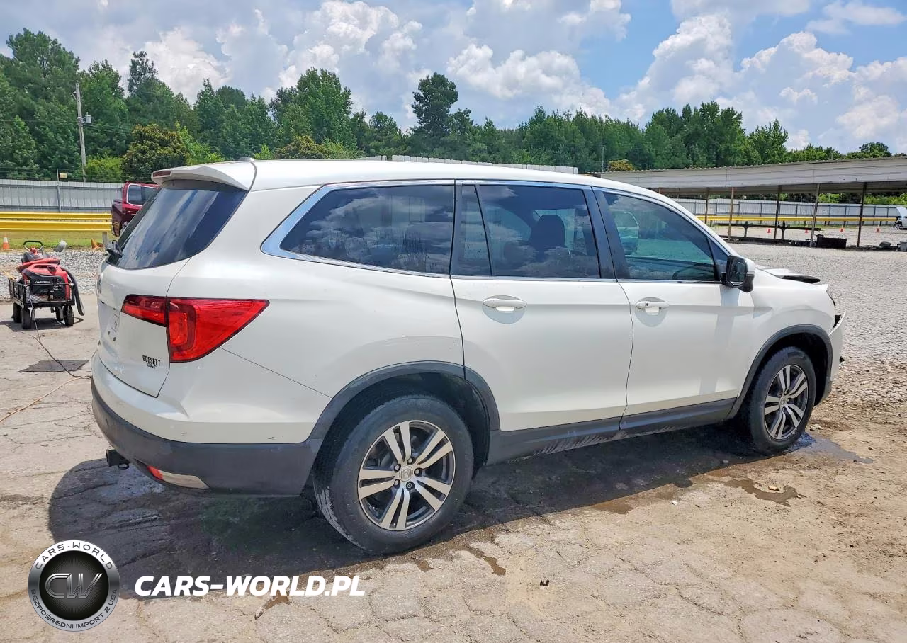 2017 Honda Pilot Exl VIN:5FNYF5H53HB016950 - 3