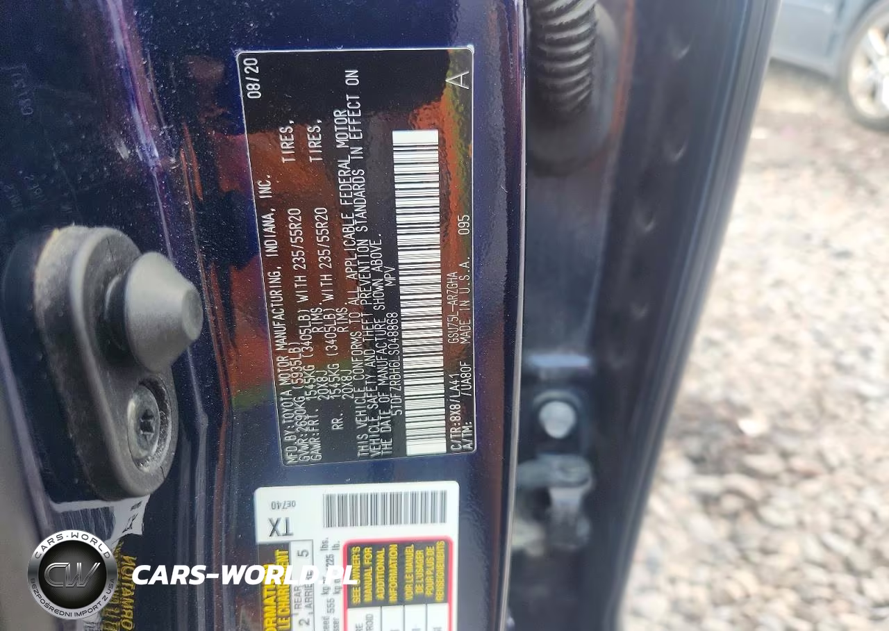 2020 Toyota Highlander Platinum VIN:5TDFZRBH6LS048868 - 12