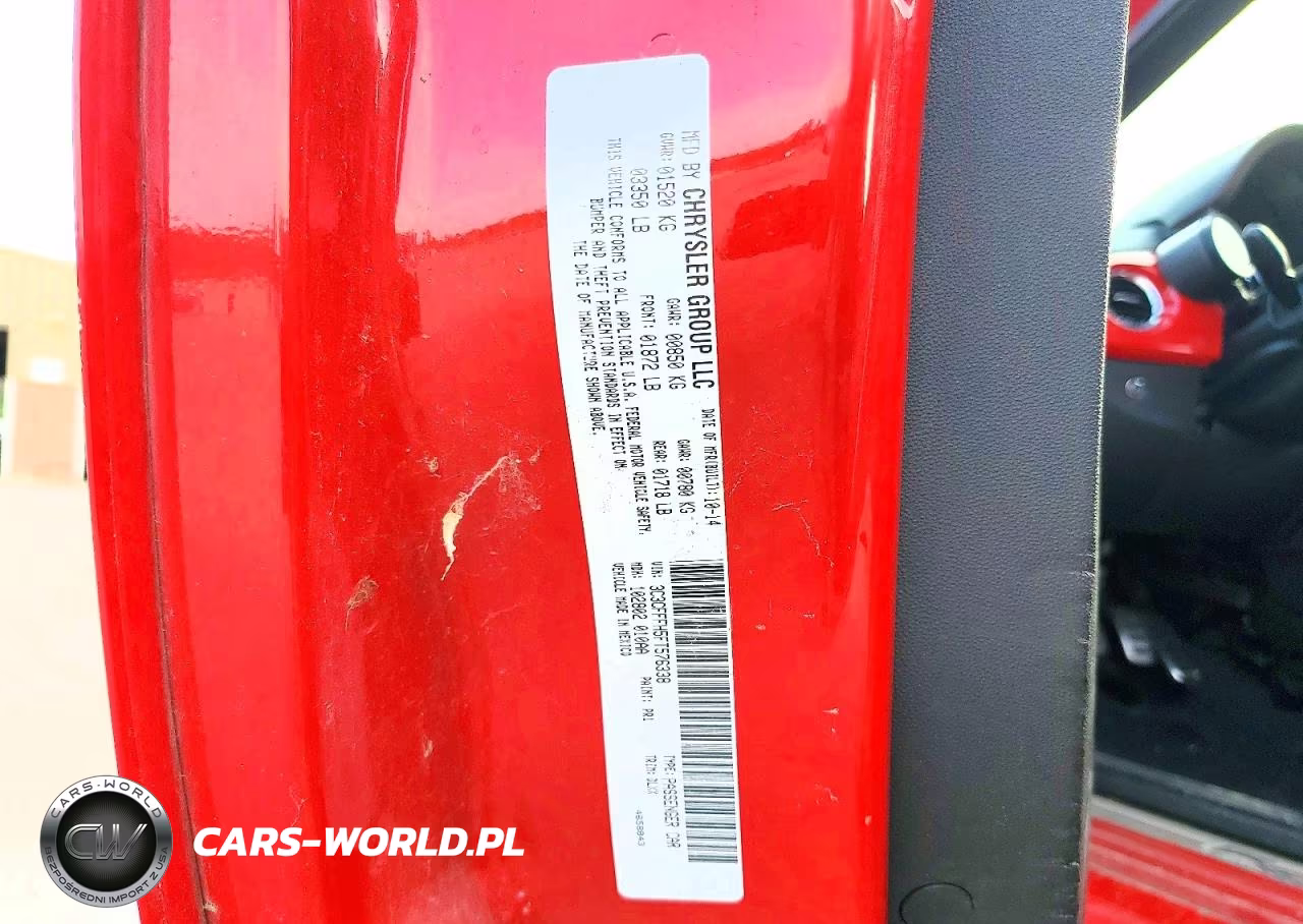 2015 Fiat 500 Abarth VIN:3C3CFFFH5FT576338 - 12