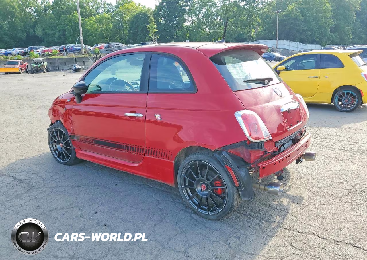 2015 Fiat 500 Abarth VIN:3C3CFFFH5FT576338 - 2