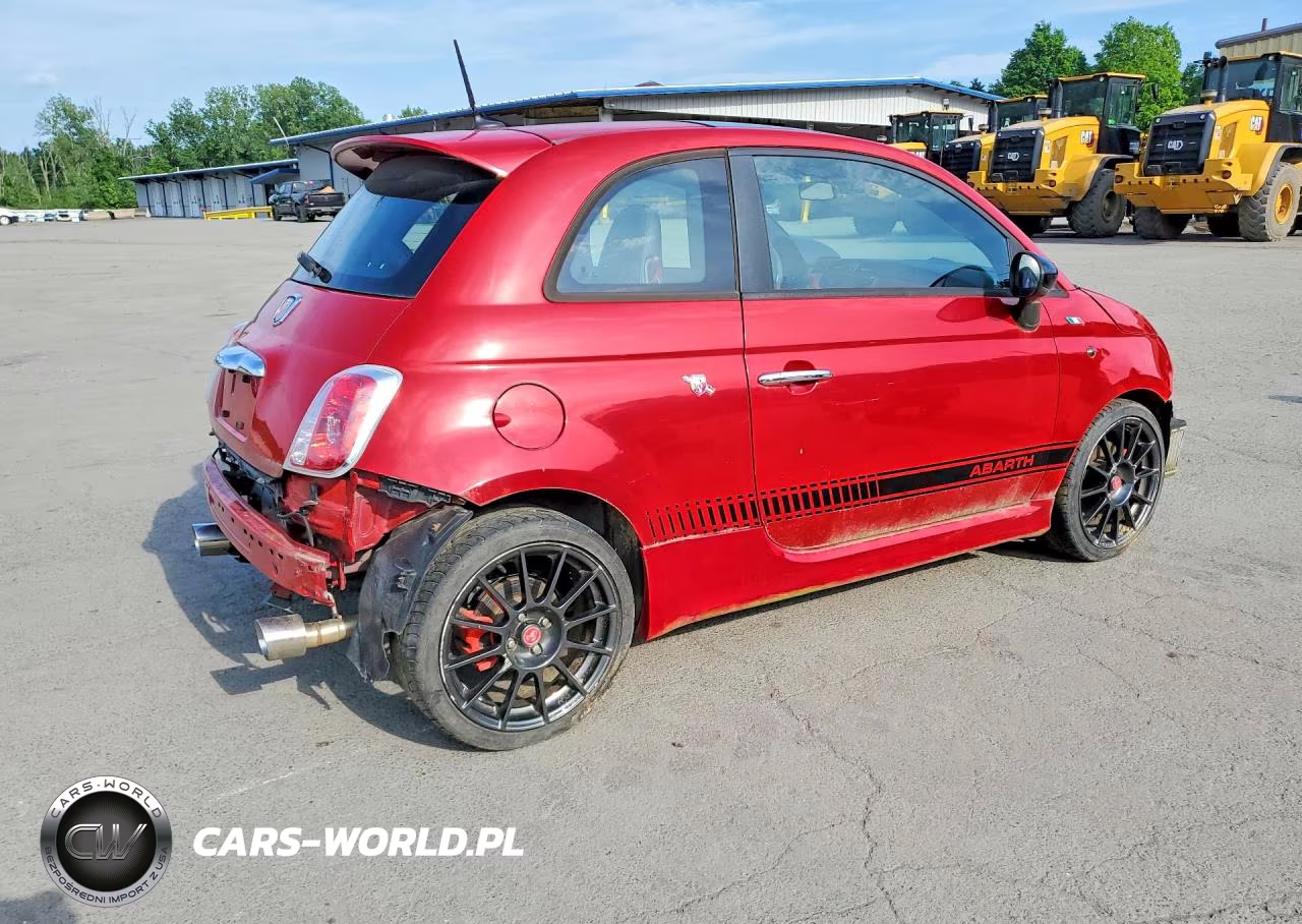 2015 Fiat 500 Abarth VIN:3C3CFFFH5FT576338 - 3