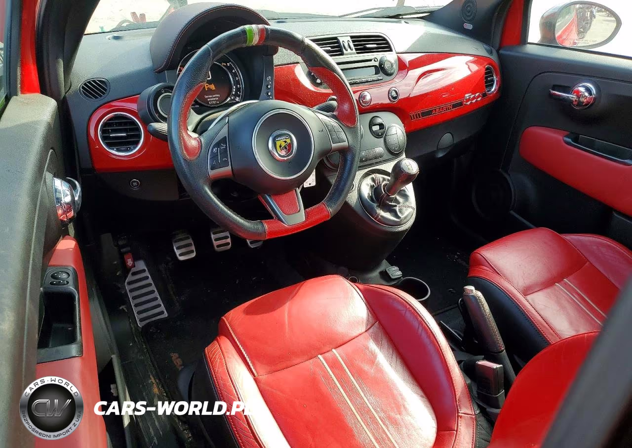 2015 Fiat 500 Abarth VIN:3C3CFFFH5FT576338 - 8