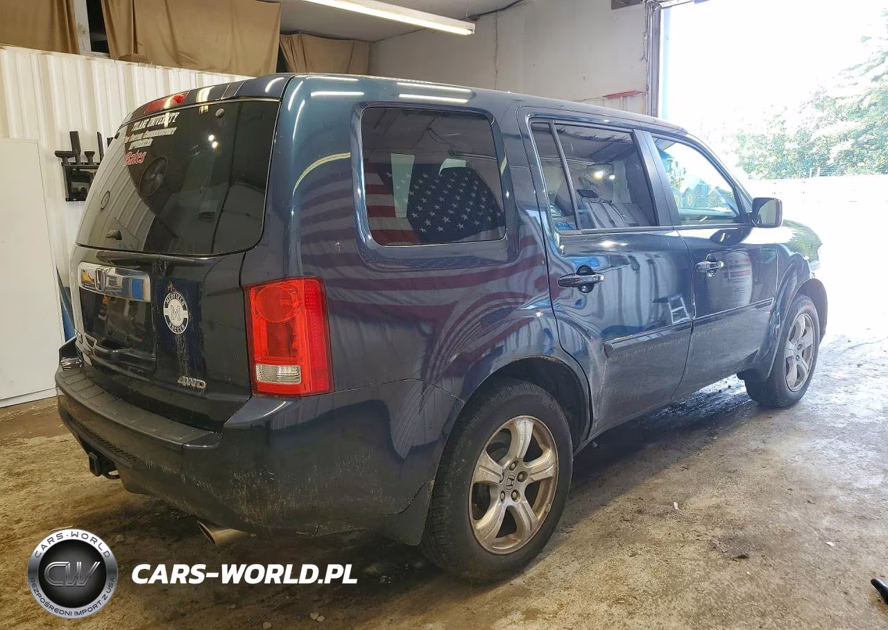 2012 Honda Pilot Exl VIN:5FNYF4H68CB025784 - 3