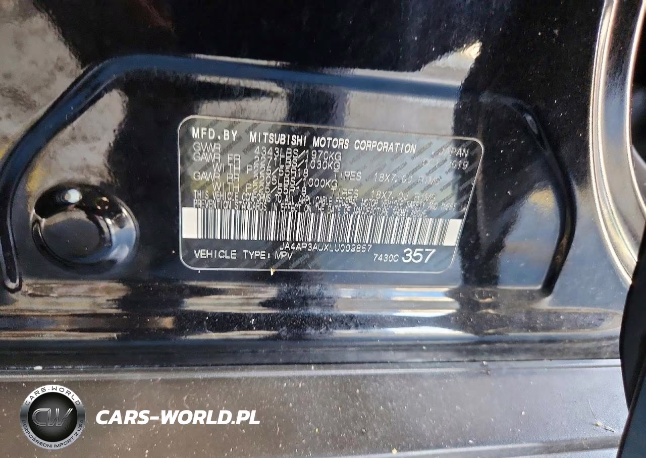 2020 Mitsubishi Outlander Sport Es VIN:JA4AR3AUXLU009857 - 13