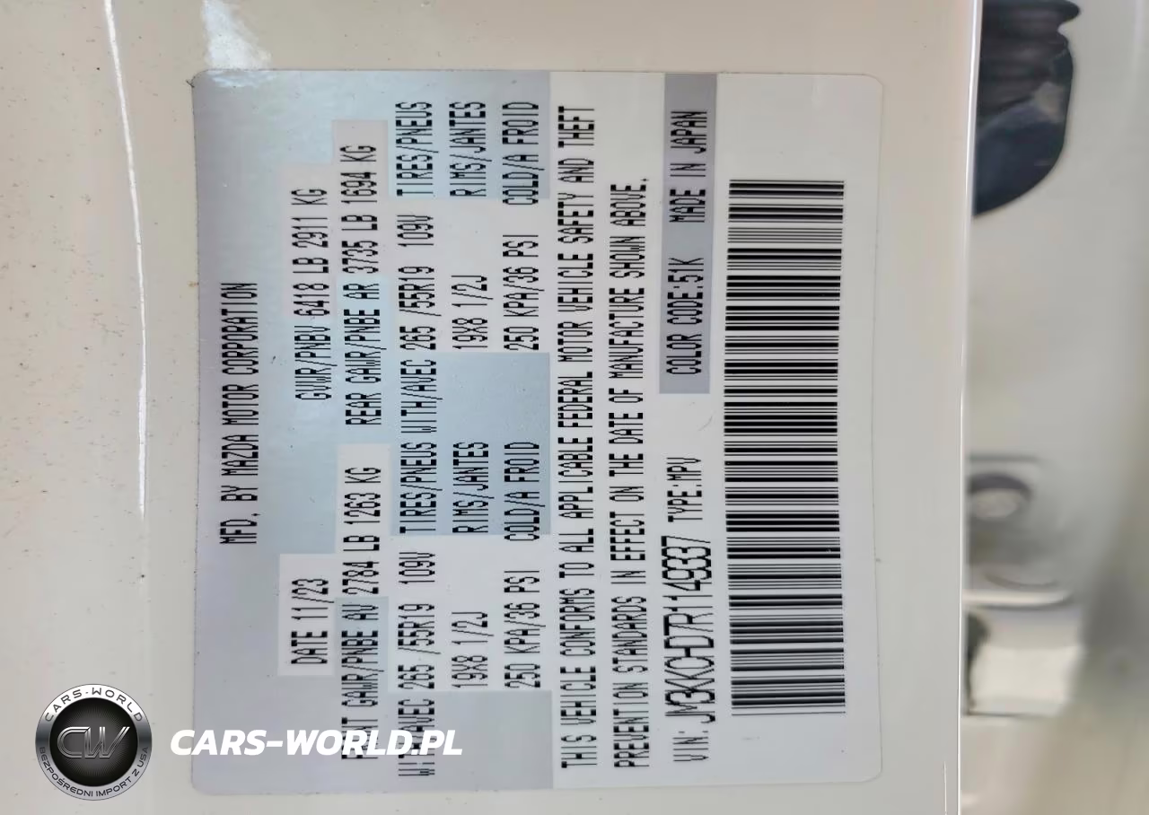 2024 Mazda Cx-90 Preferred Plus VIN:JM3KKCHD7R1149337 - 13