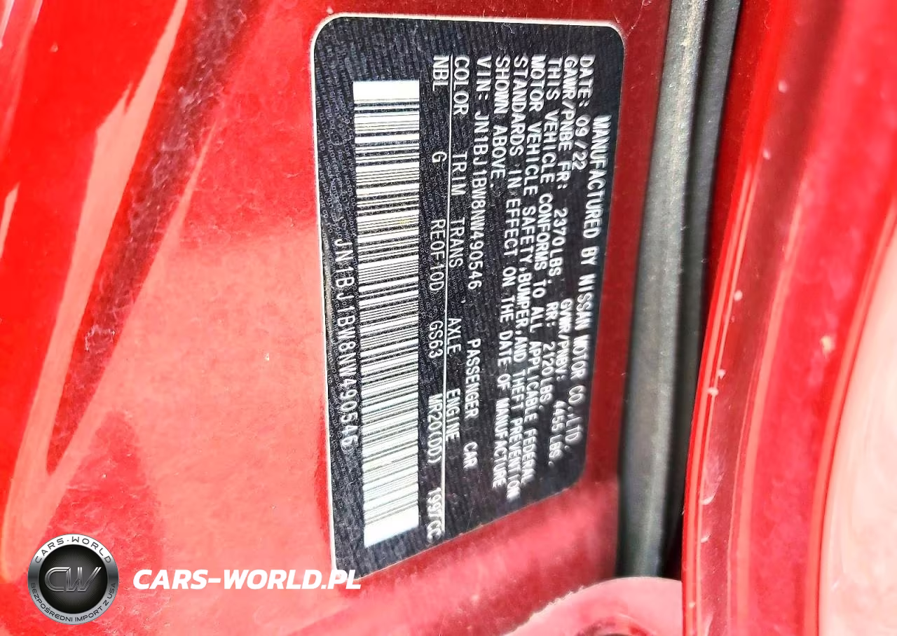 2022 Nissan Rogue Sport Sv VIN:JN1BJ1BW8NW490546 - 13
