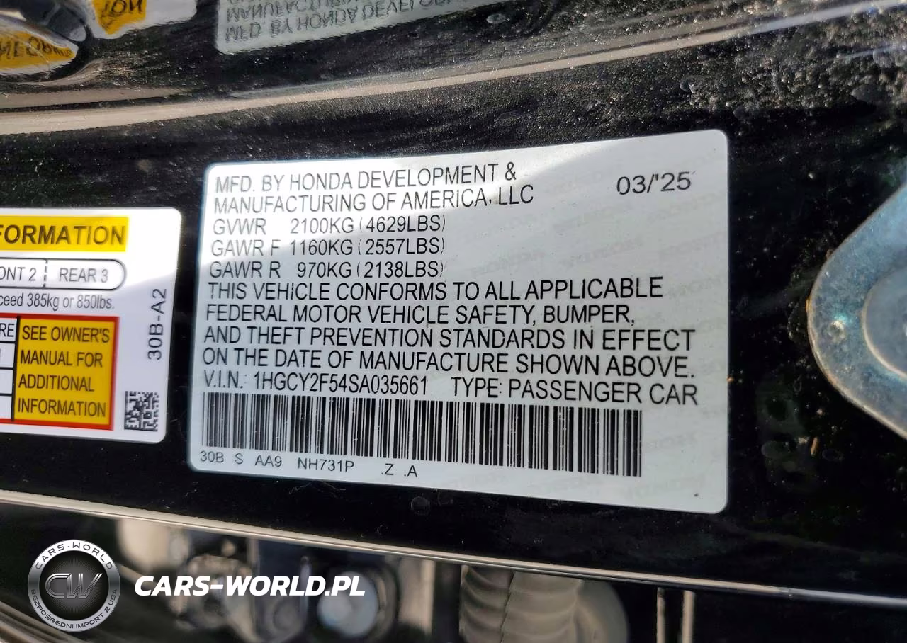 2025 Honda Accord Hybrid Sport VIN:1HGCY2F54SA035661 - 13