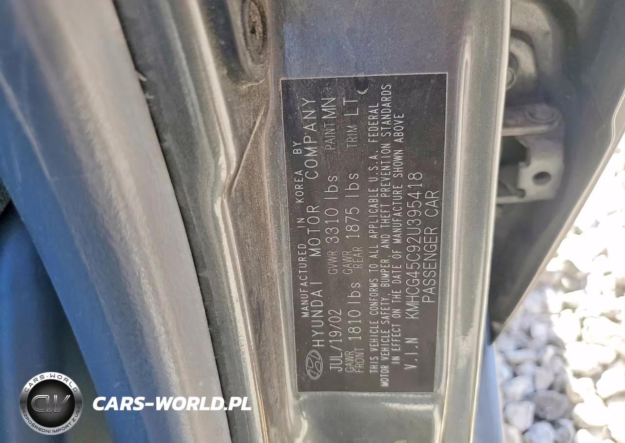 2002 Hyundai Accent Gl VIN:KMHCG45C92U395418 - 12