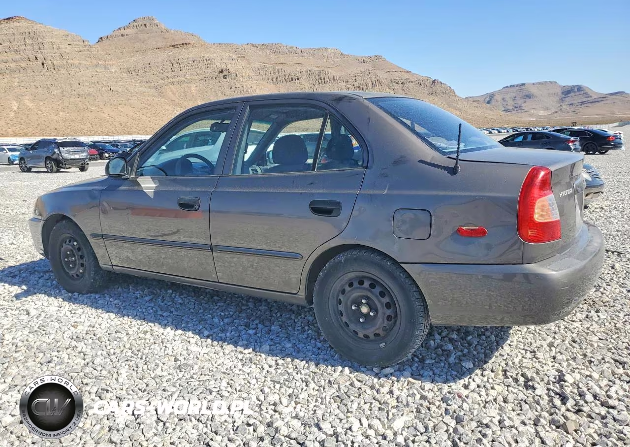 2002 Hyundai Accent Gl VIN:KMHCG45C92U395418 - 2