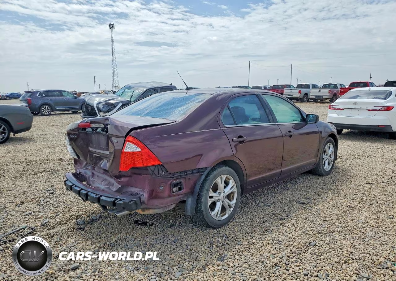 2012 Ford Fusion Se VIN:3FAHP0HA7CR436012 - 3