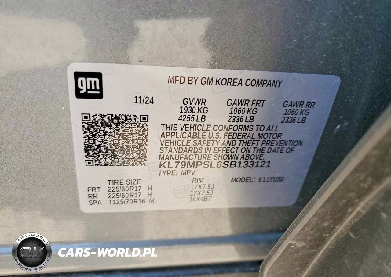 2025 Chevrolet Trailblazer Lt VIN:KL79MPSL6SB133121 - 14