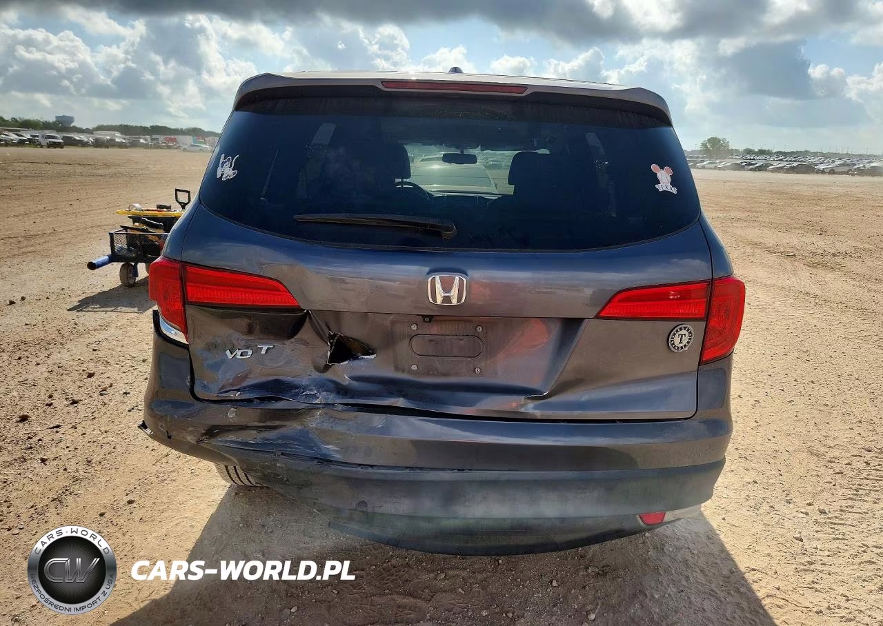 2016 Honda Pilot Exln VIN:5FNYF5H73GB022635 - 6