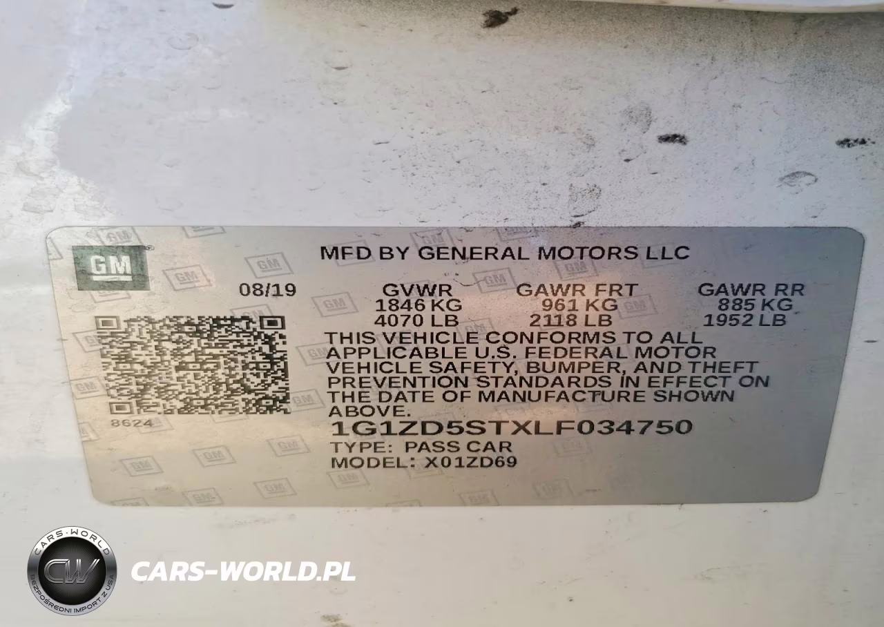 2020 Chevrolet Malibu Lt VIN:1G1ZD5STXLF034750 - 12