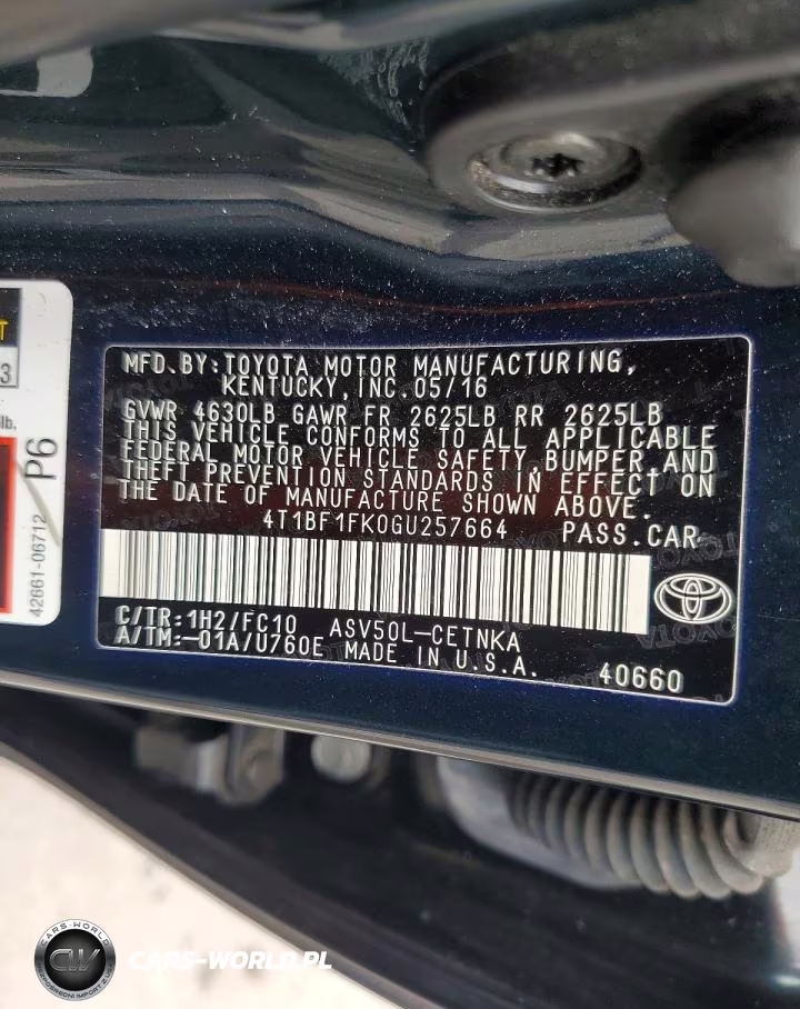 2016 Toyota Camry Le VIN:4T1BF1FK0GU257664 - 13