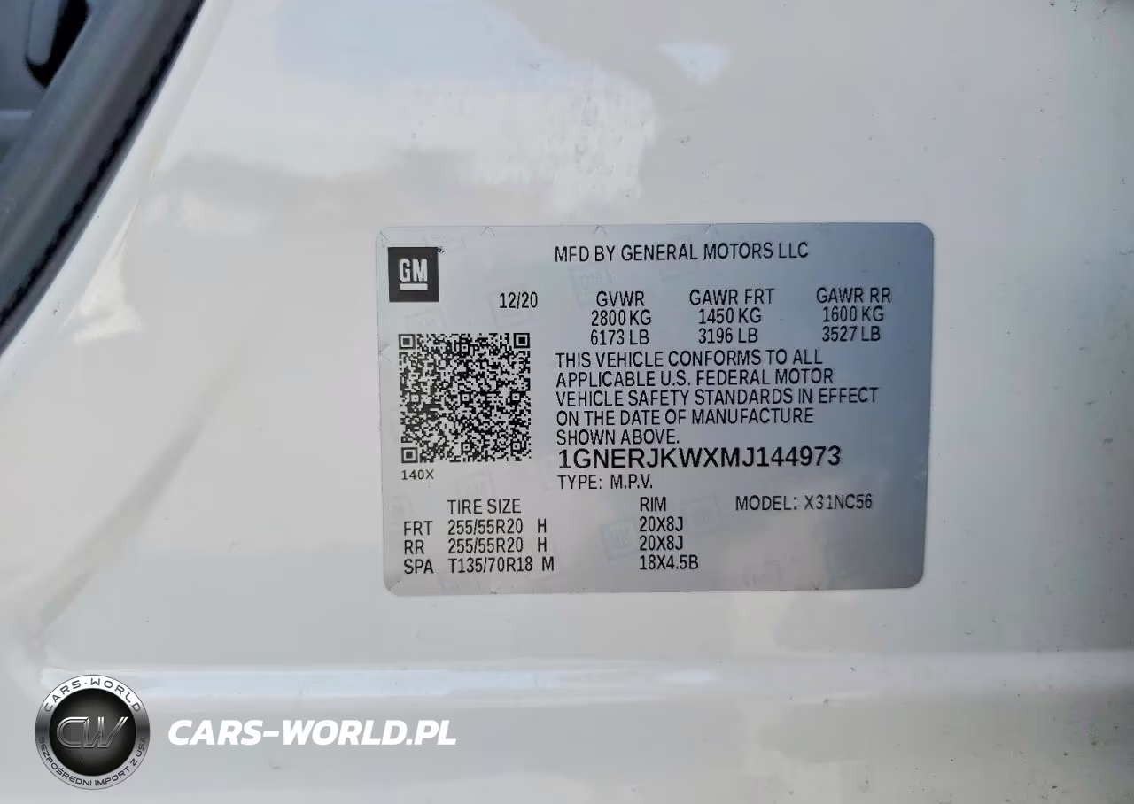 2021 Chevrolet Traverse Rs VIN:1GNERJKWXMJ144973 - 13