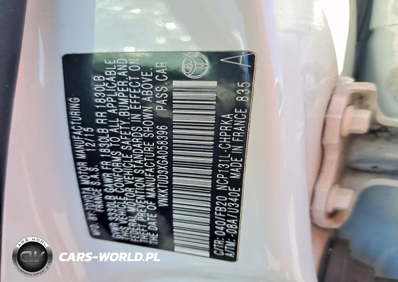 2016 Toyota Yaris 5-Door Le VIN:VNKKTUD3XGA058396 - 12