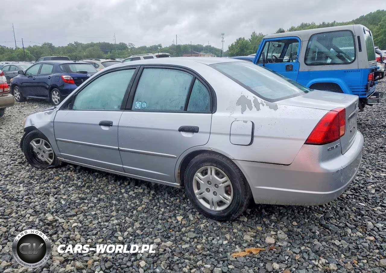 2001 Honda Civic Lx VIN:2HGES165X1H520178 - 2