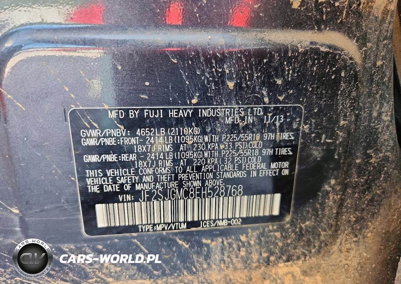 2014 Subaru Forester 2.0Xt Touring VIN:JF2SJGMC8EH528768 - 13
