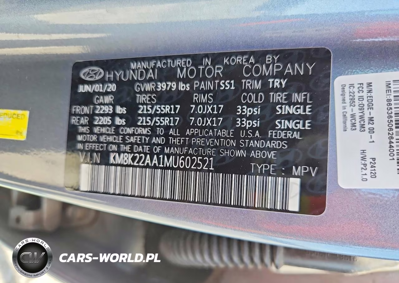 2021 Hyundai Kona Sel VIN:KM8K22AA1MU602521 - 13