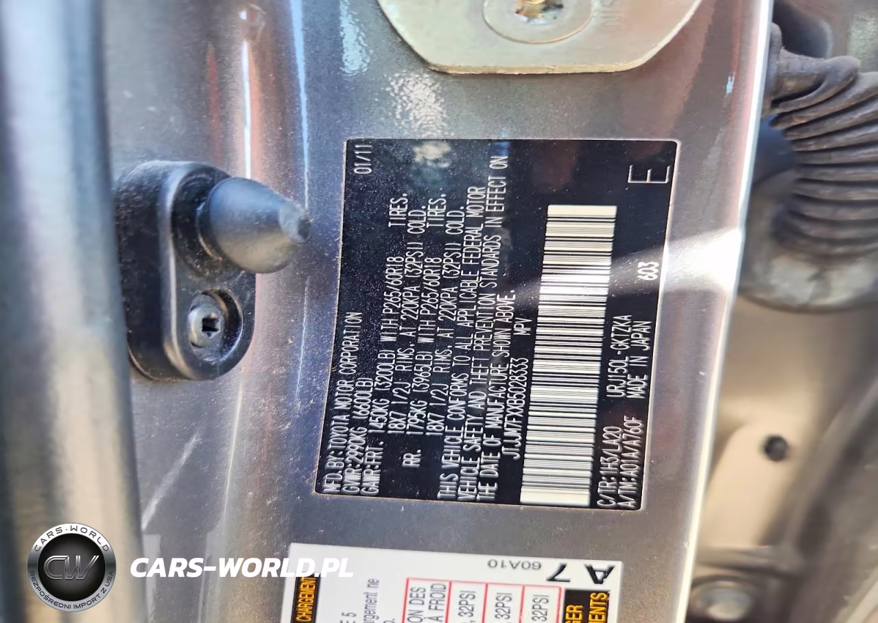 2011 Lexus Gx 460 Premium VIN:JTJJM7FXXB5028333 - 12
