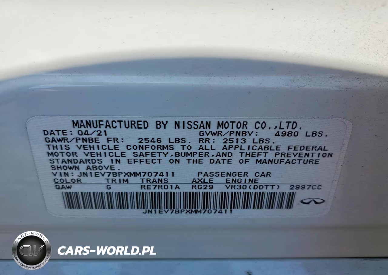 2021 Infiniti Q50 Luxe VIN:JN1EV7BPXMM707411 - 12