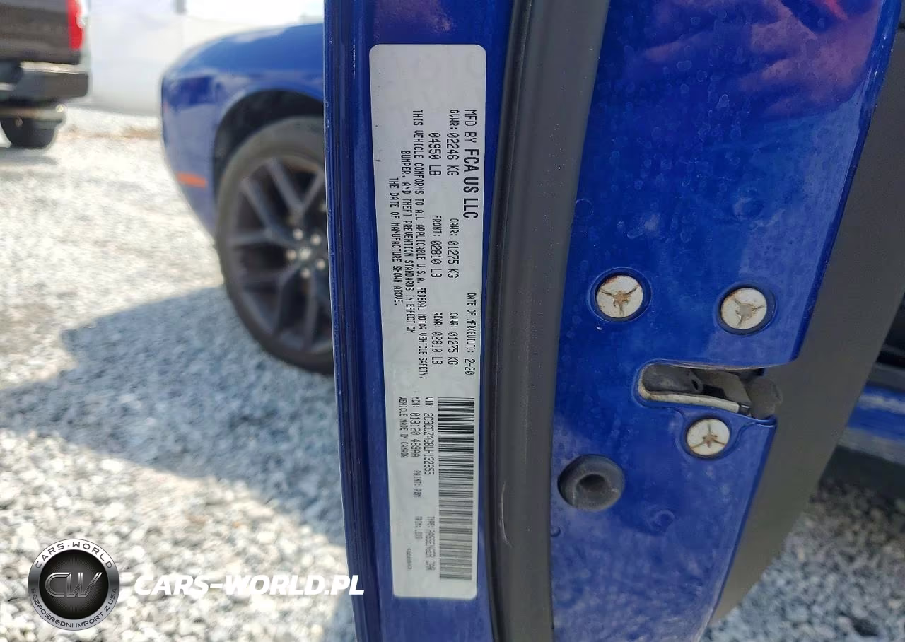 2020 Dodge Challenger Sxt VIN:2C3CDZAG8LH132655 - 12