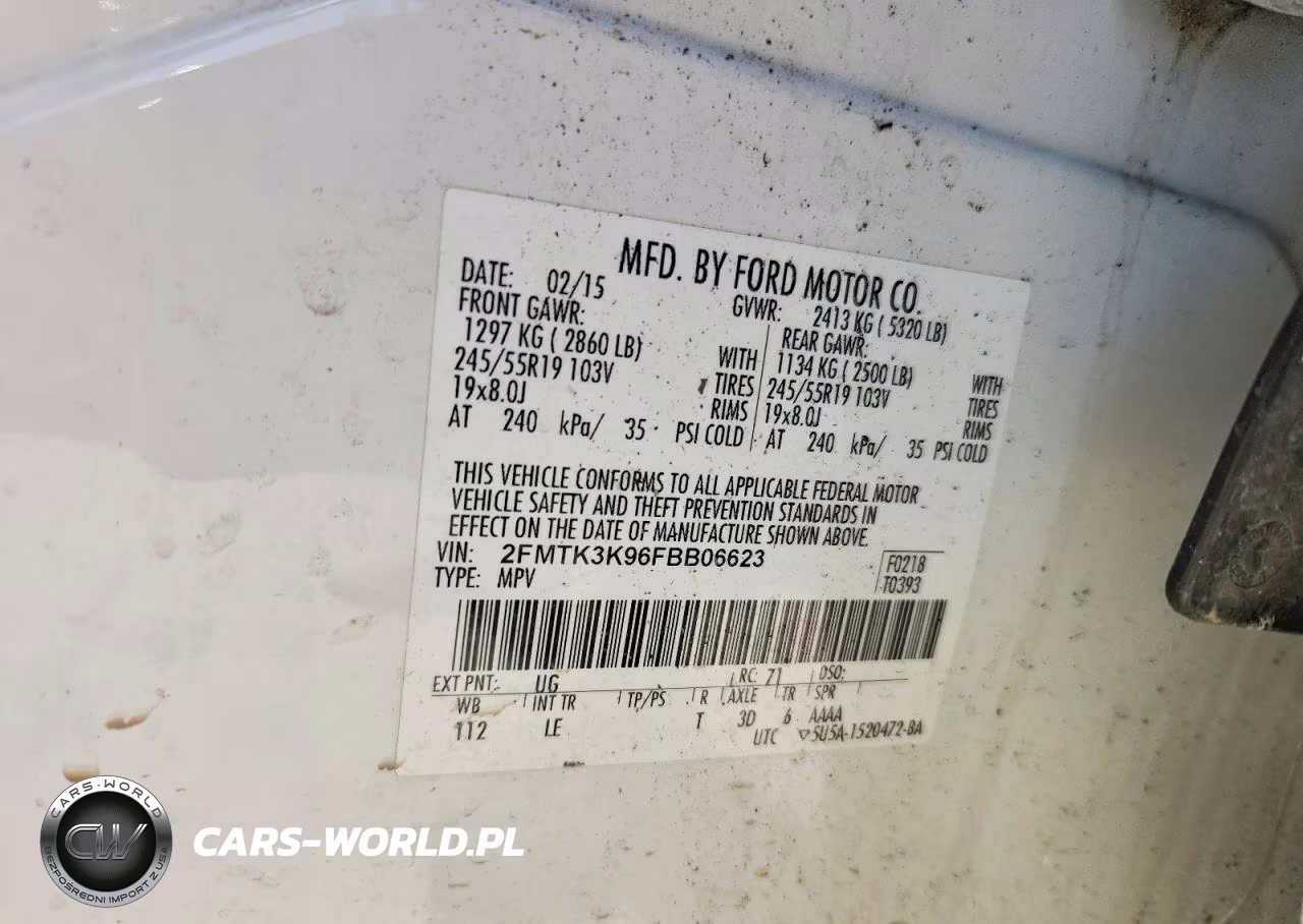 2015 Ford Edge Titanium VIN:2FMTK3K96FBB06623 - 13