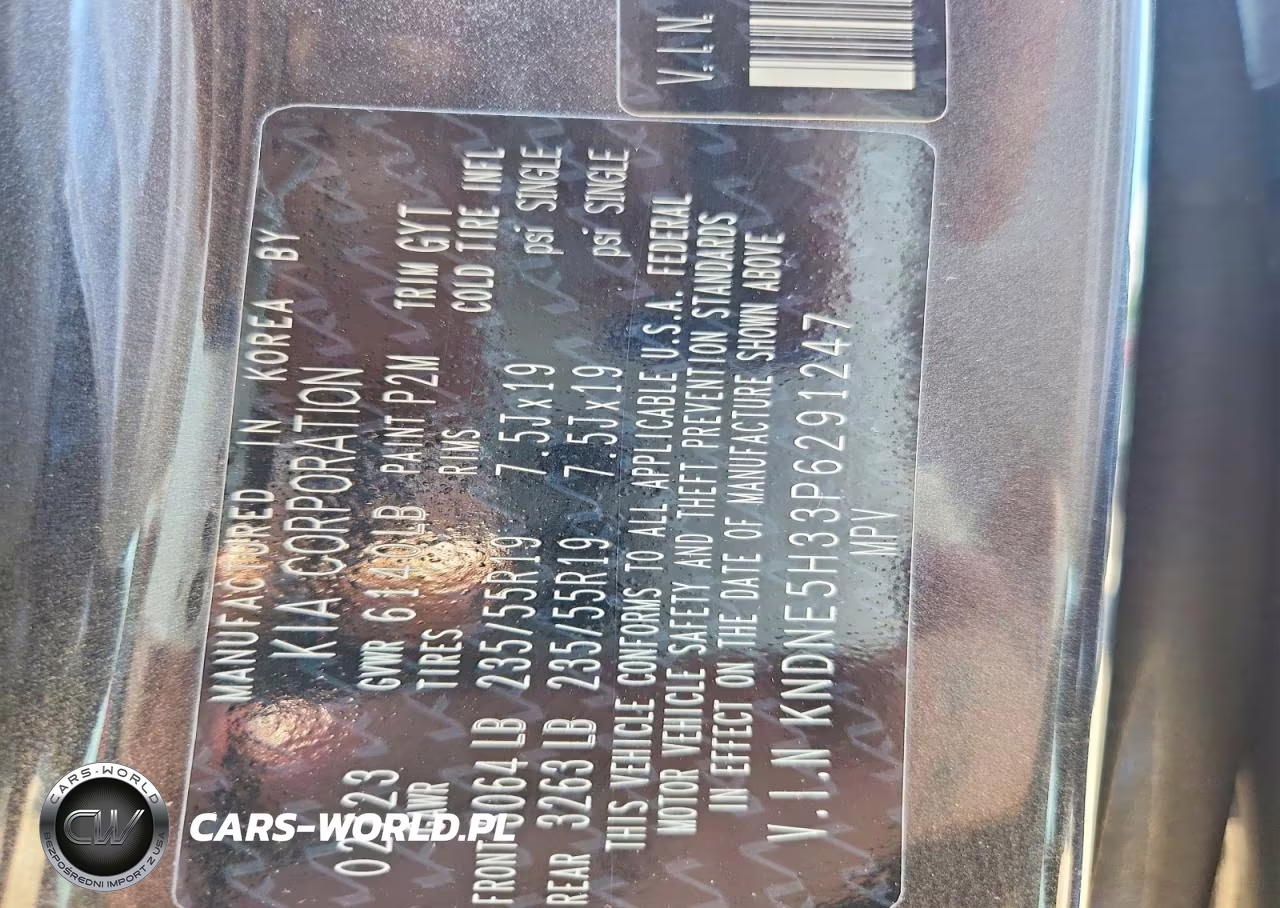 2023 Kia Carnival Sx Prestige VIN:KNDNE5H33P6291247 - 13