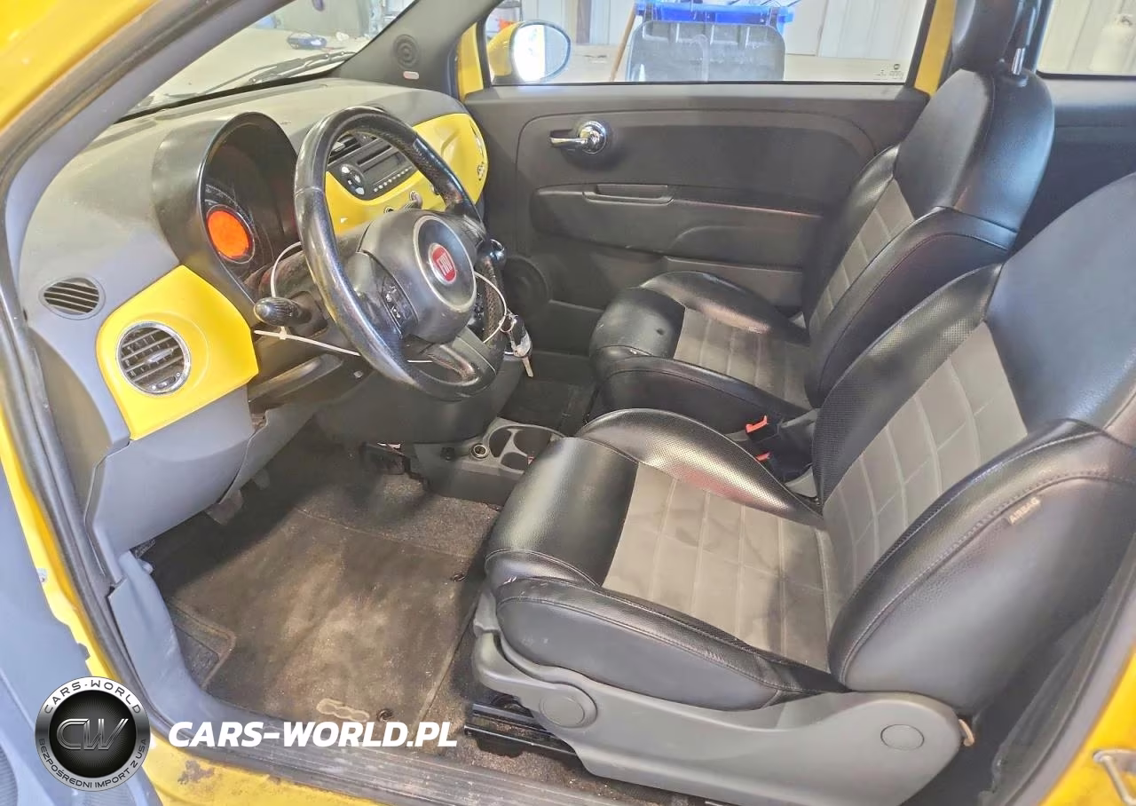 2013 Fiat 500 Sport VIN:3C3CFFBR9DT742761 - 7