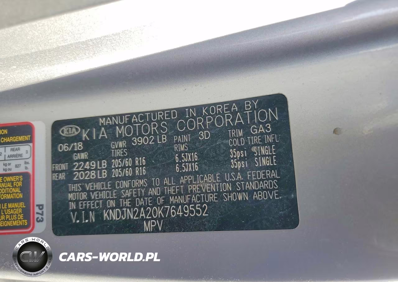 2019 Kia Soul 4D VIN:KNDJN2A20K7649552 - 12