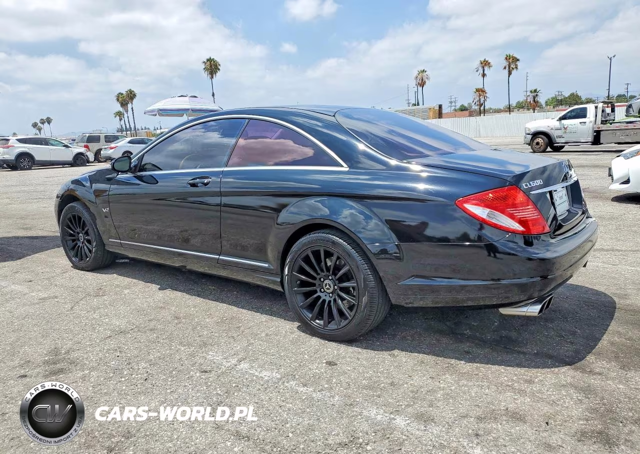 2008 MERCEDES-BENZ CL 600 VIN:WDDEJ76X78A014618 - 2