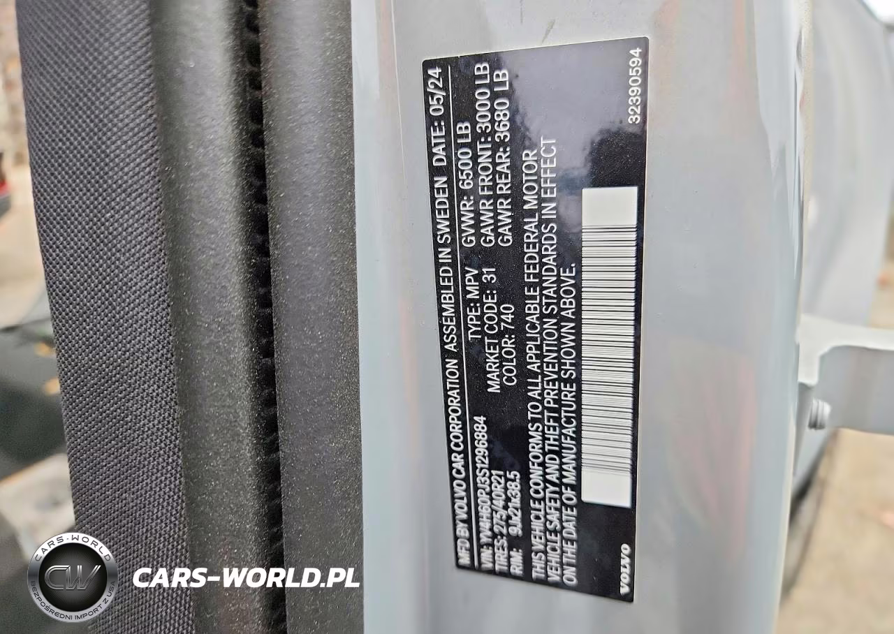 2025 Volvo Xc90 Core VIN:YV4H60PJ3S1296884 - 13