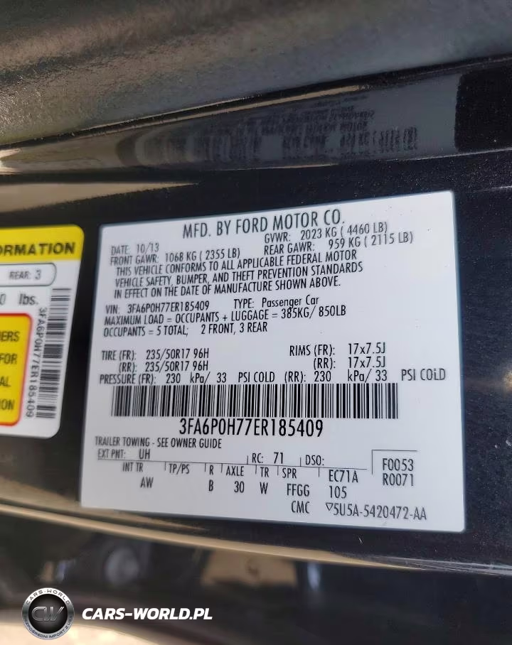2014 Ford Fusion Se VIN:3FA6P0H77ER185409 - 12