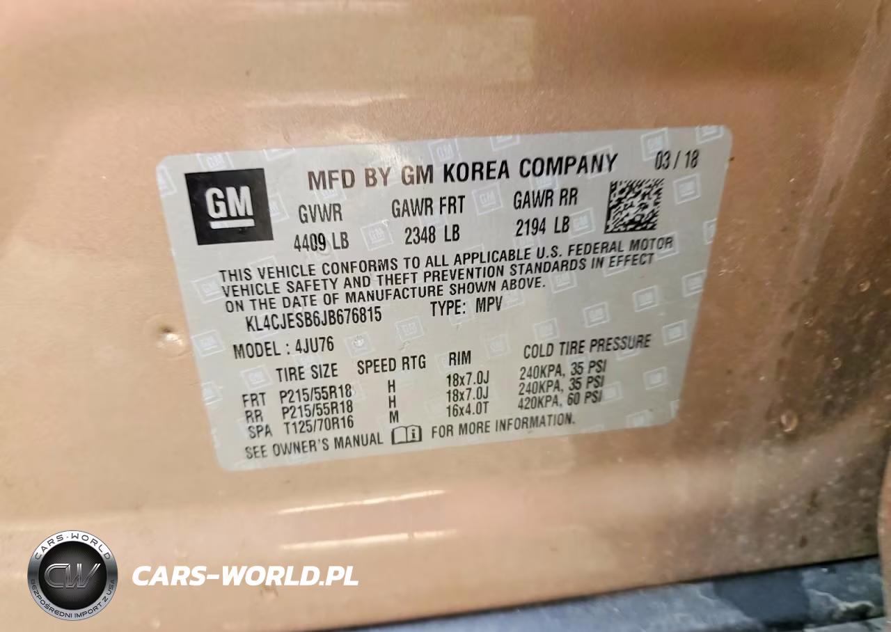 2018 Buick Encore Preferred VIN:KL4CJESB6JB676815 - 13