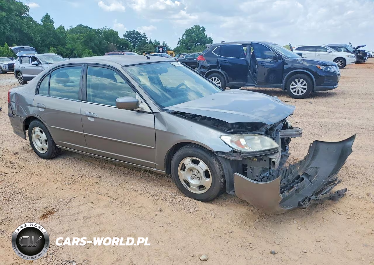 2004 Honda Civic Hybrid VIN:JHMES96604S018412 - 4