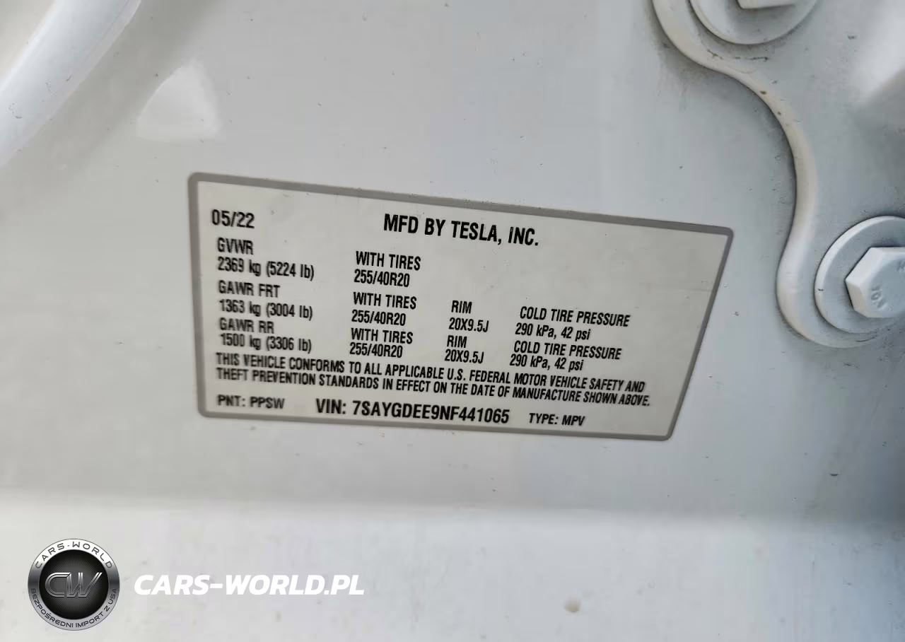 2022 Tesla Model Y VIN:7SAYGDEE9NF441065 - 13