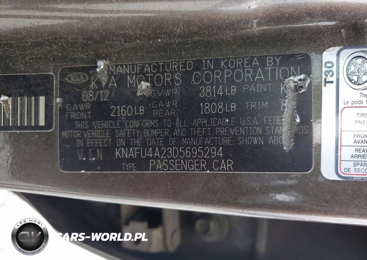 2013 Kia Forte Ex VIN:KNAFU4A23D5695294 - 12