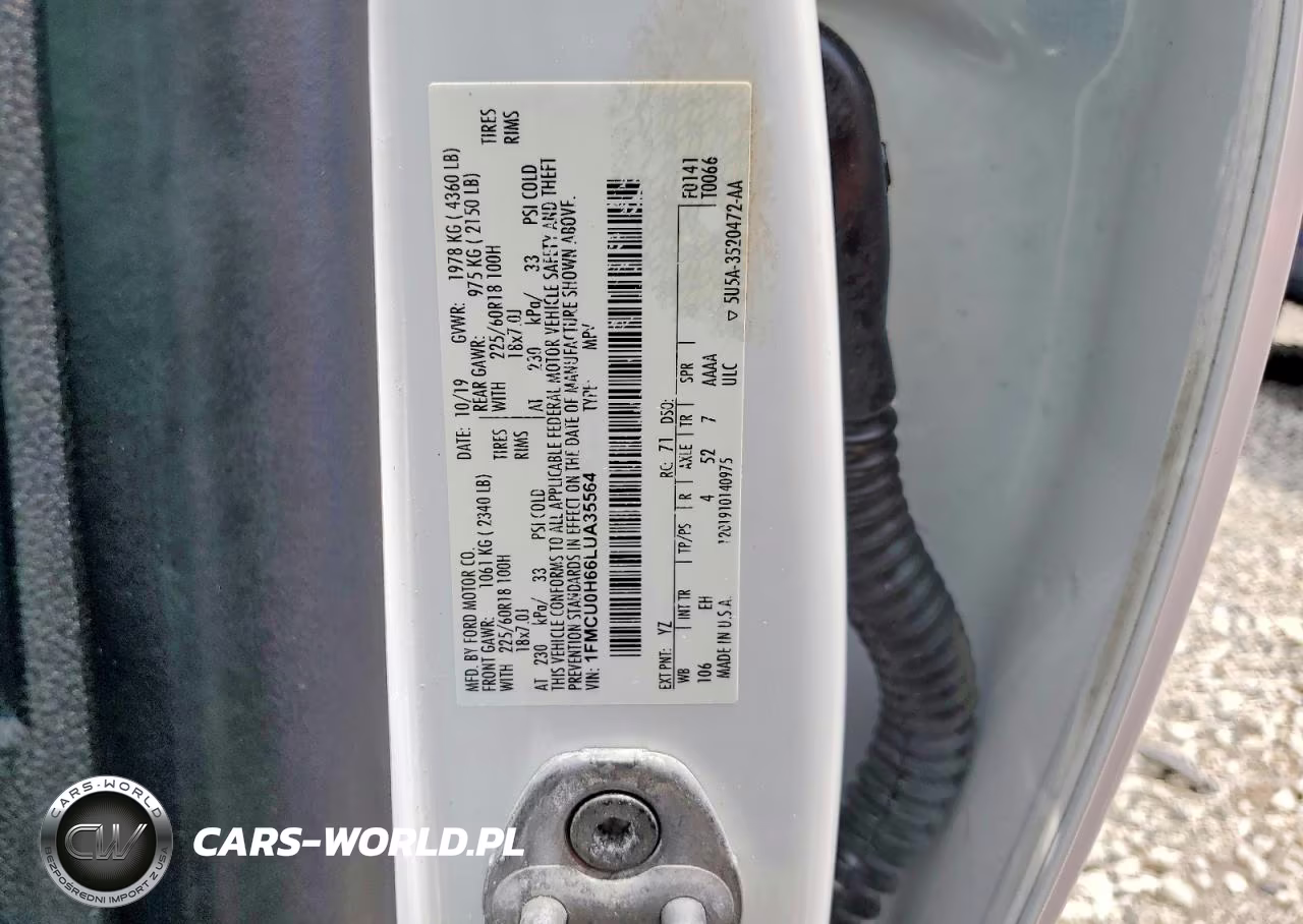2020 Ford Escape Sel VIN:1FMCU0H66LUA35564 - 12