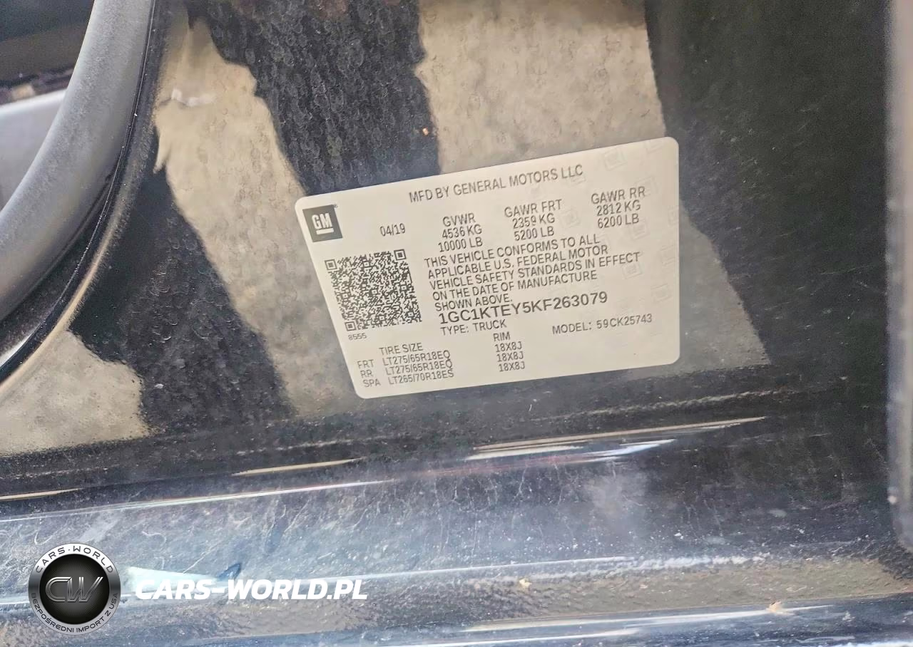 2019 Chevrolet Silverado K2500 Heavy Duty Ltz VIN:1GC1KTEY5KF263079 - 13
