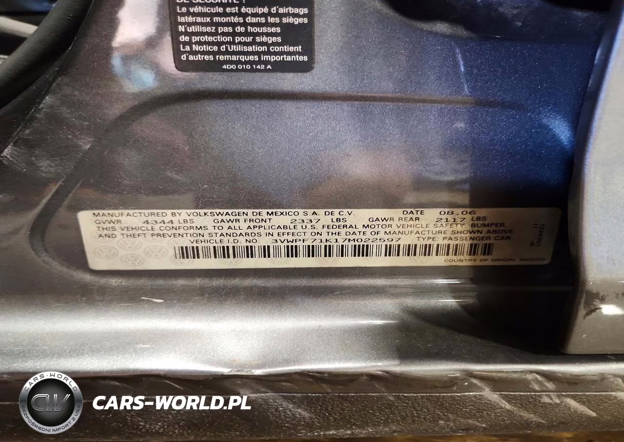 2007 Volkswagen Jetta 2.5 VIN:3VWPF71K17M022597 - 12