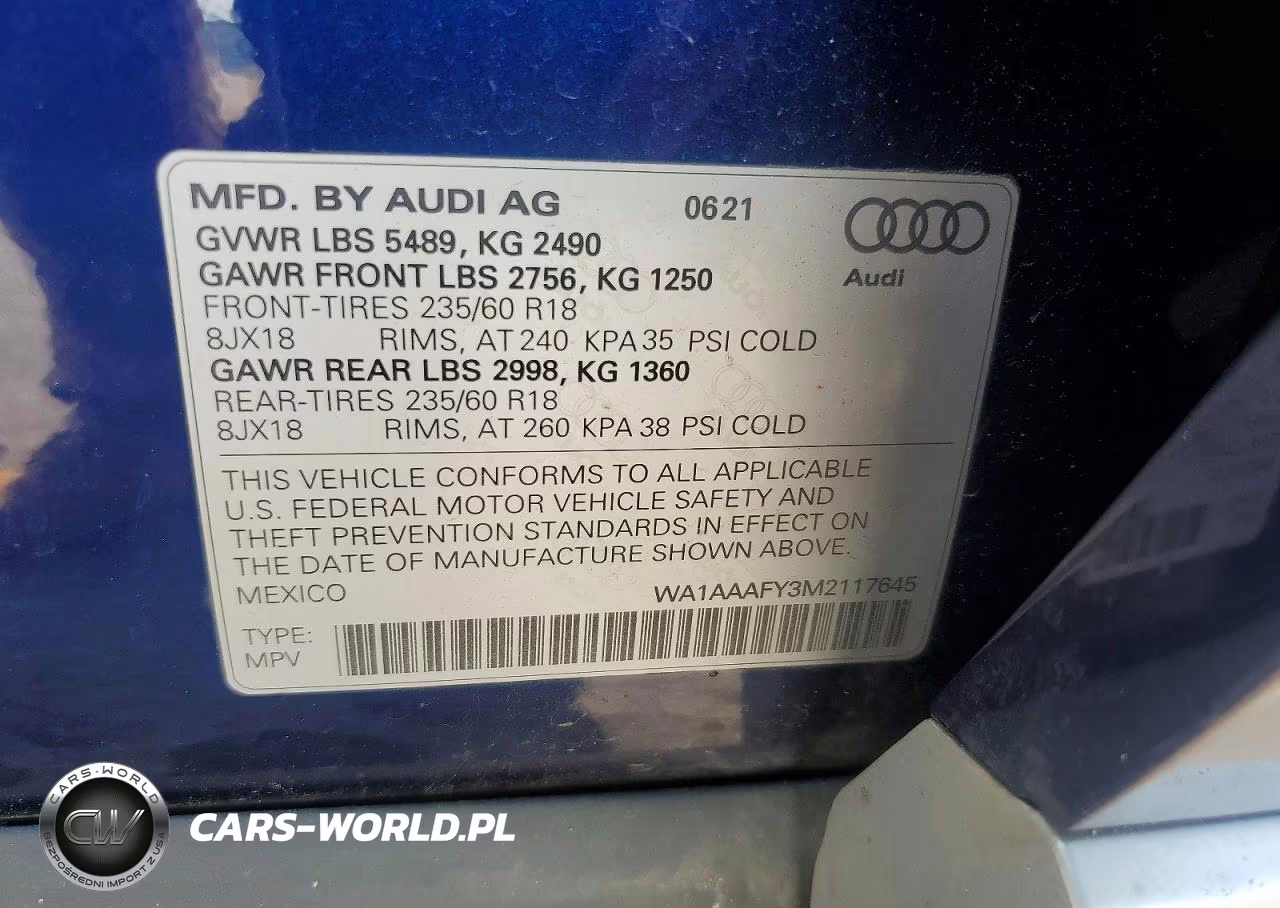 2021 Audi Q5 Premium VIN:WA1AAAFY3M2117645 - 13