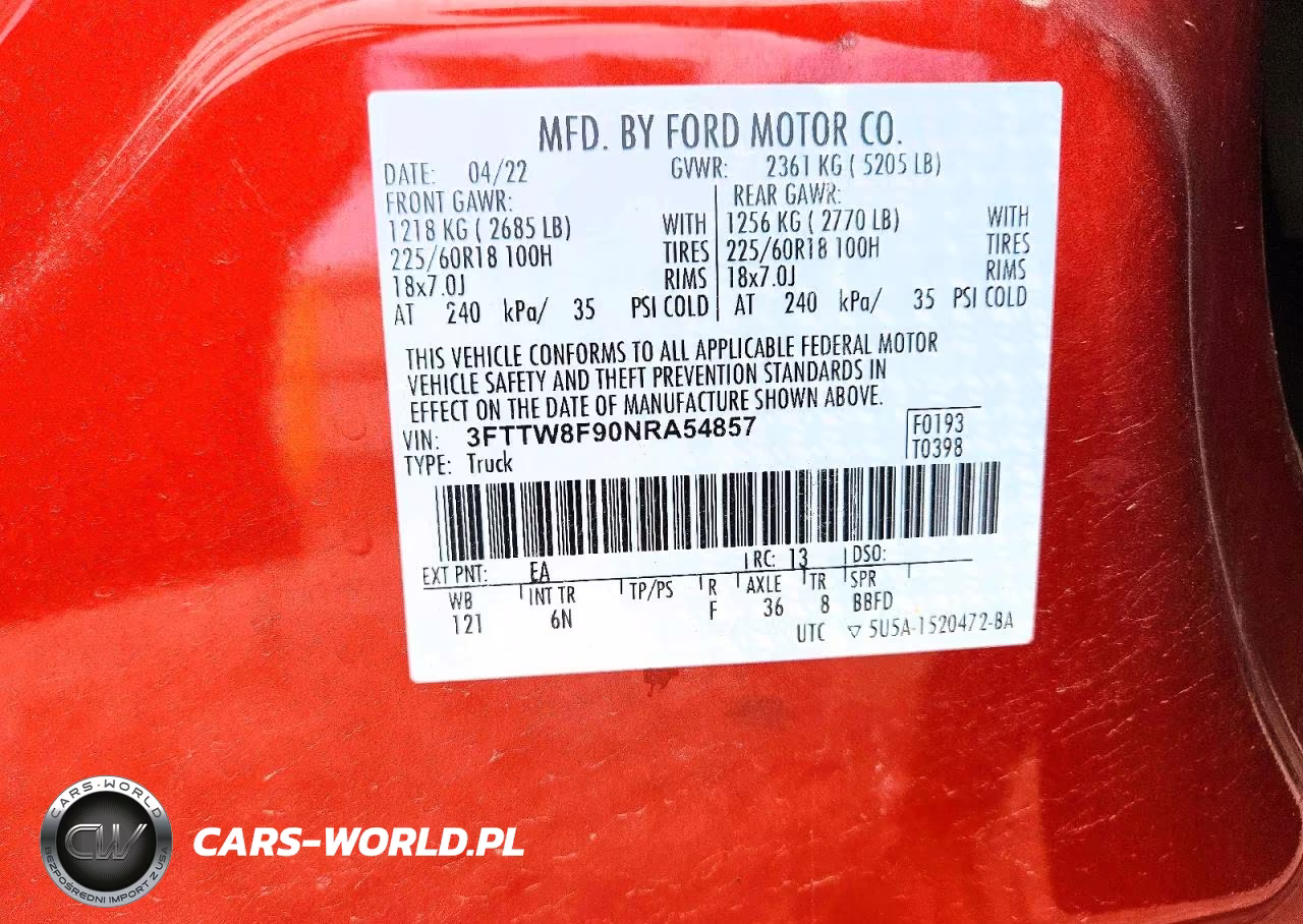 2022 Ford Maverick Xl VIN:3FTTW8F90NRA54857 - 12